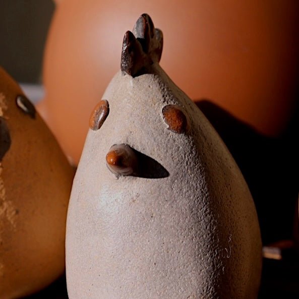 Handmade Rustic Rooster Teapet - Tea and Whisk