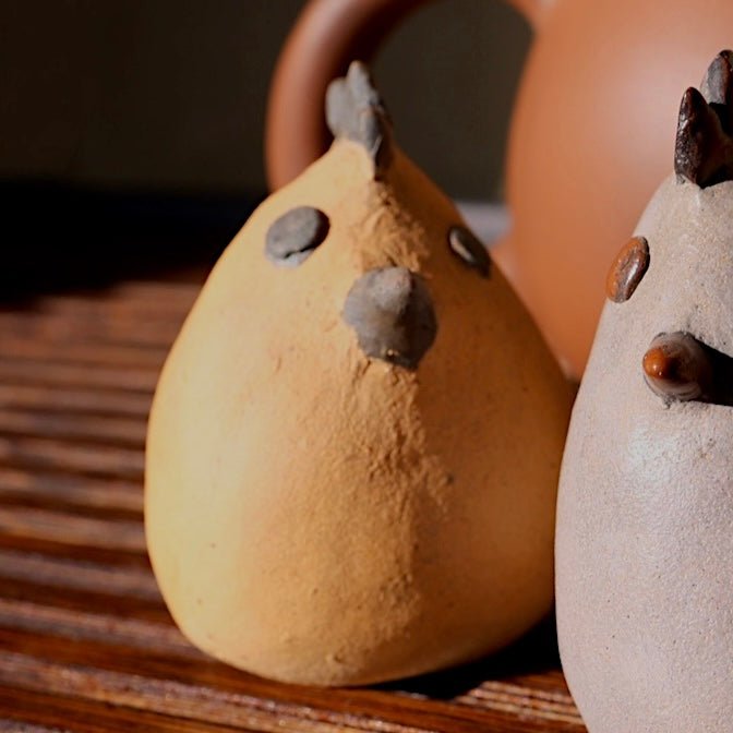 Handmade Rustic Rooster Teapet - Tea and Whisk