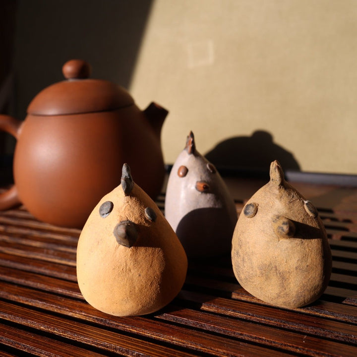 Handmade Rustic Rooster Teapet - Tea and Whisk