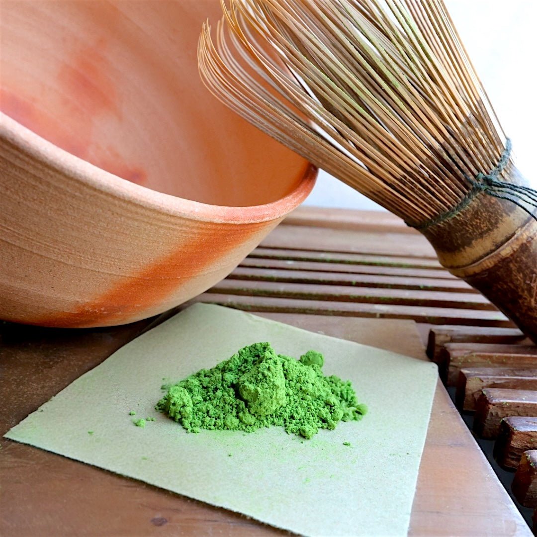 Handmade Shigaraki Matcha Bowl - Tea and Whisk