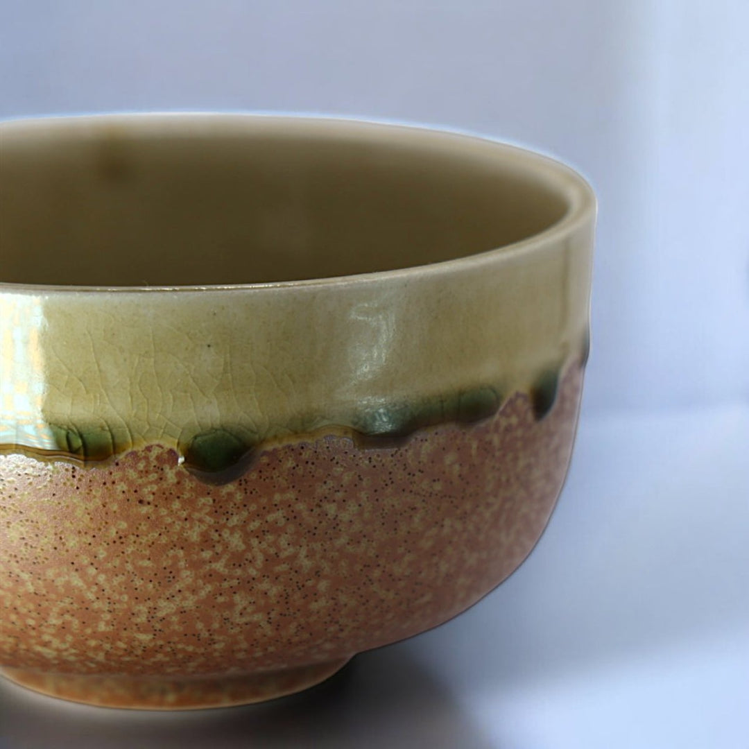 Handmade Shigayaki Matcha Bowl Emerarudo - Tea and Whisk