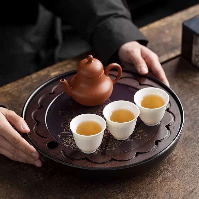 Hidden Landscape Color-changing Tea Tray - Tea and Whisk