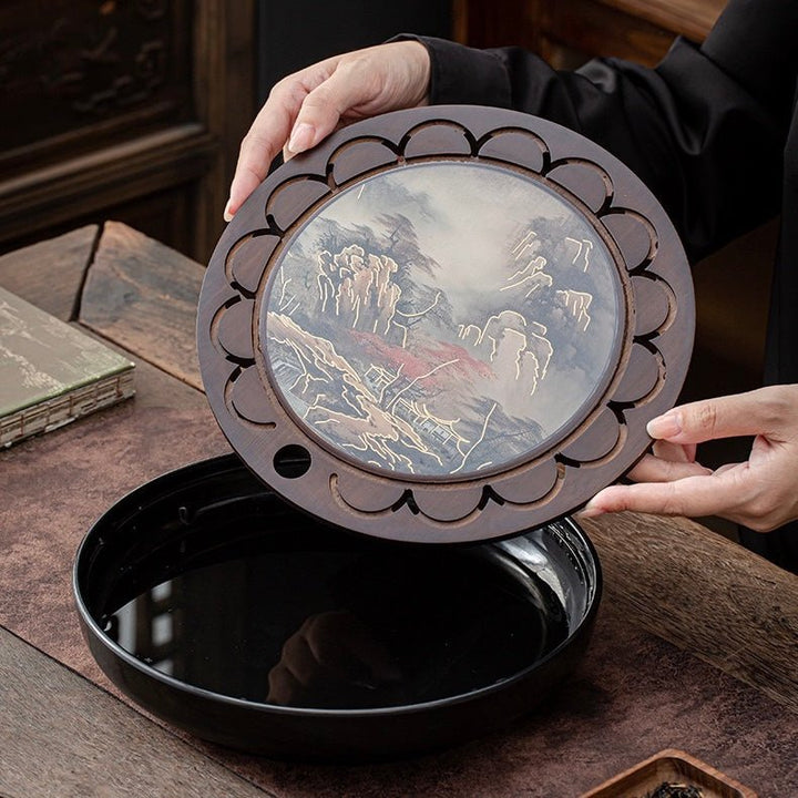 Hidden Landscape Color - changing Tea Tray - Tea and Whisk