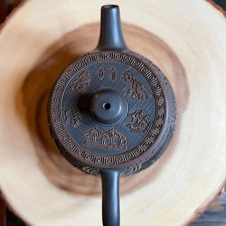 Hidden Village- Master Handmade Jianshui Teapot - Tea and Whisk