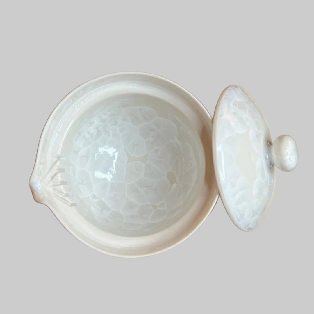 Ice Crystal Houhin Japanese Gyokuro Teapot - Tea and Whisk