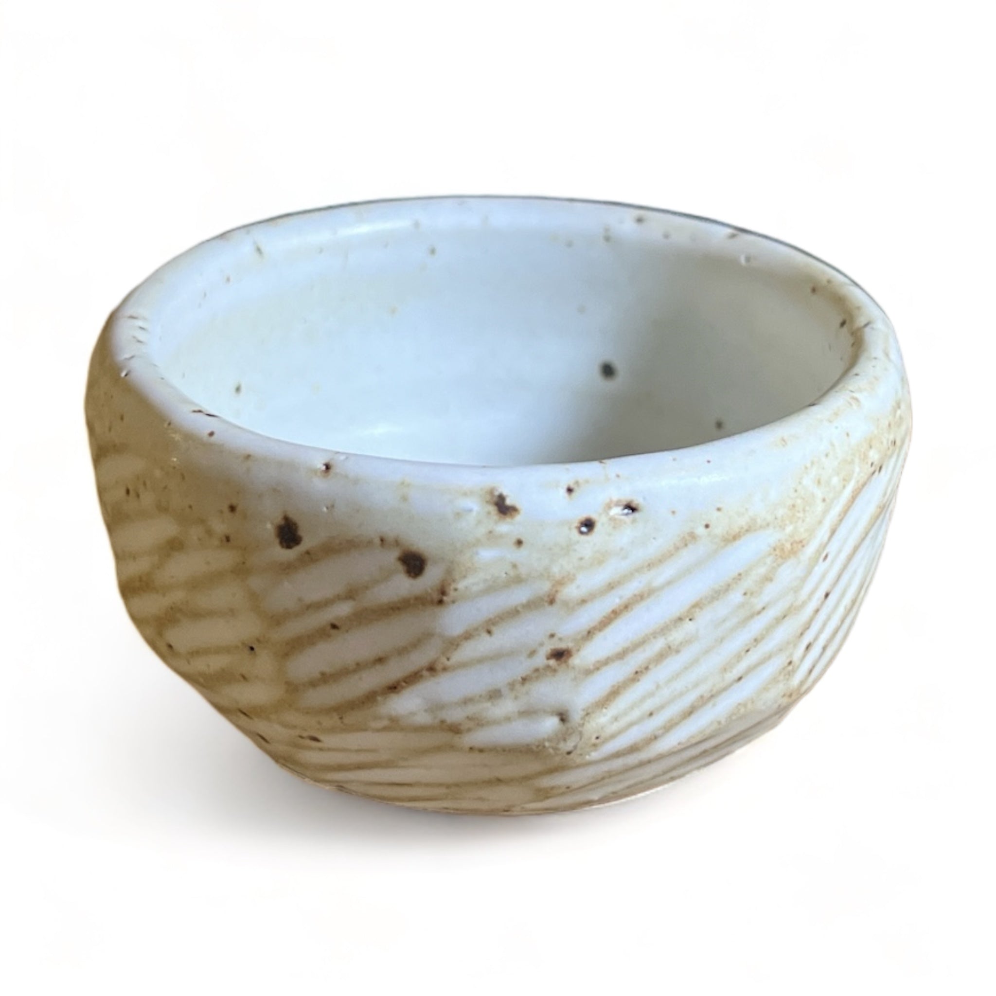 Taiwanese Handmade Wood-Fired Ceramic Teacup - Sand Garden