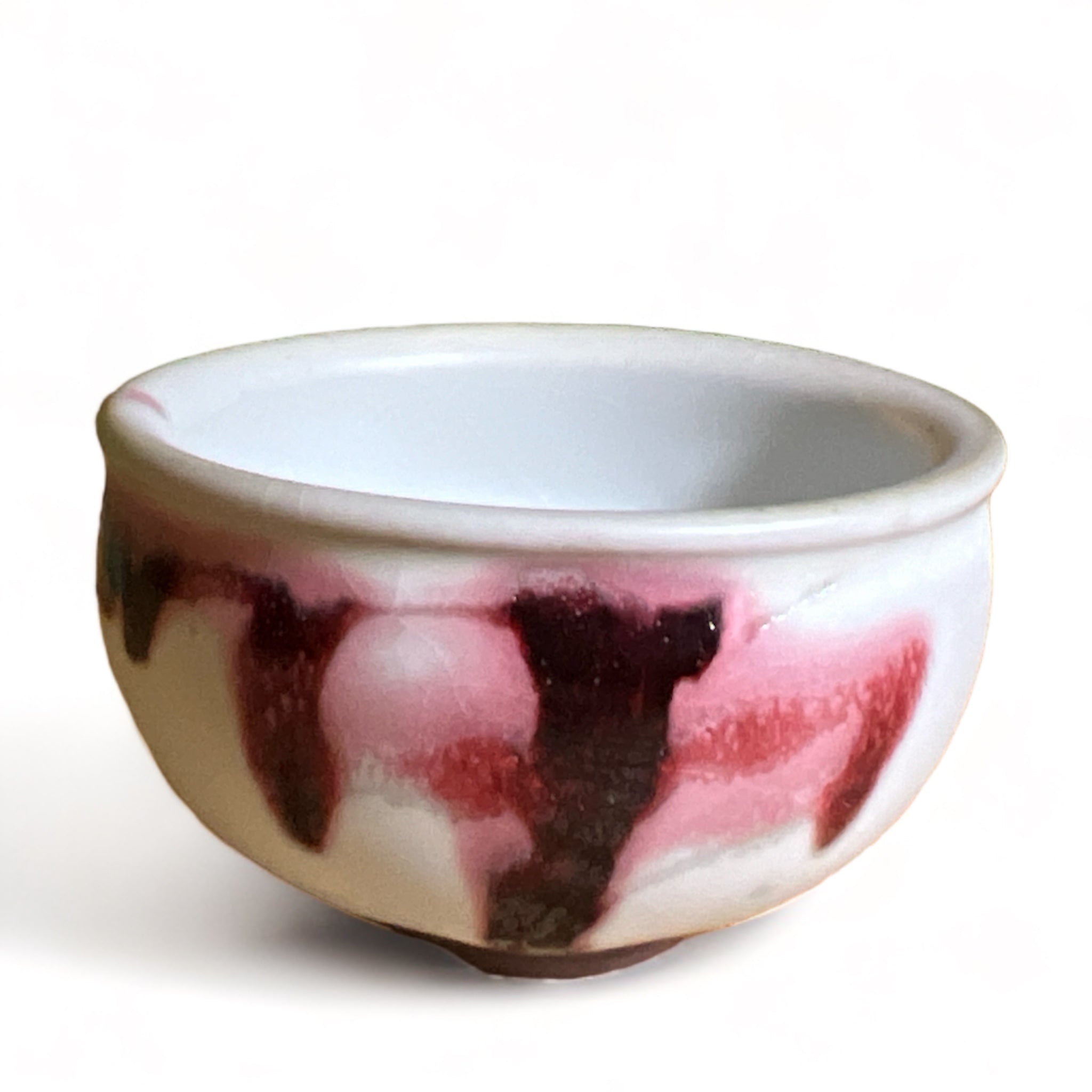 Taiwanese Handmade Wood-Fired Ceramic Teacup - Cherry Blossom