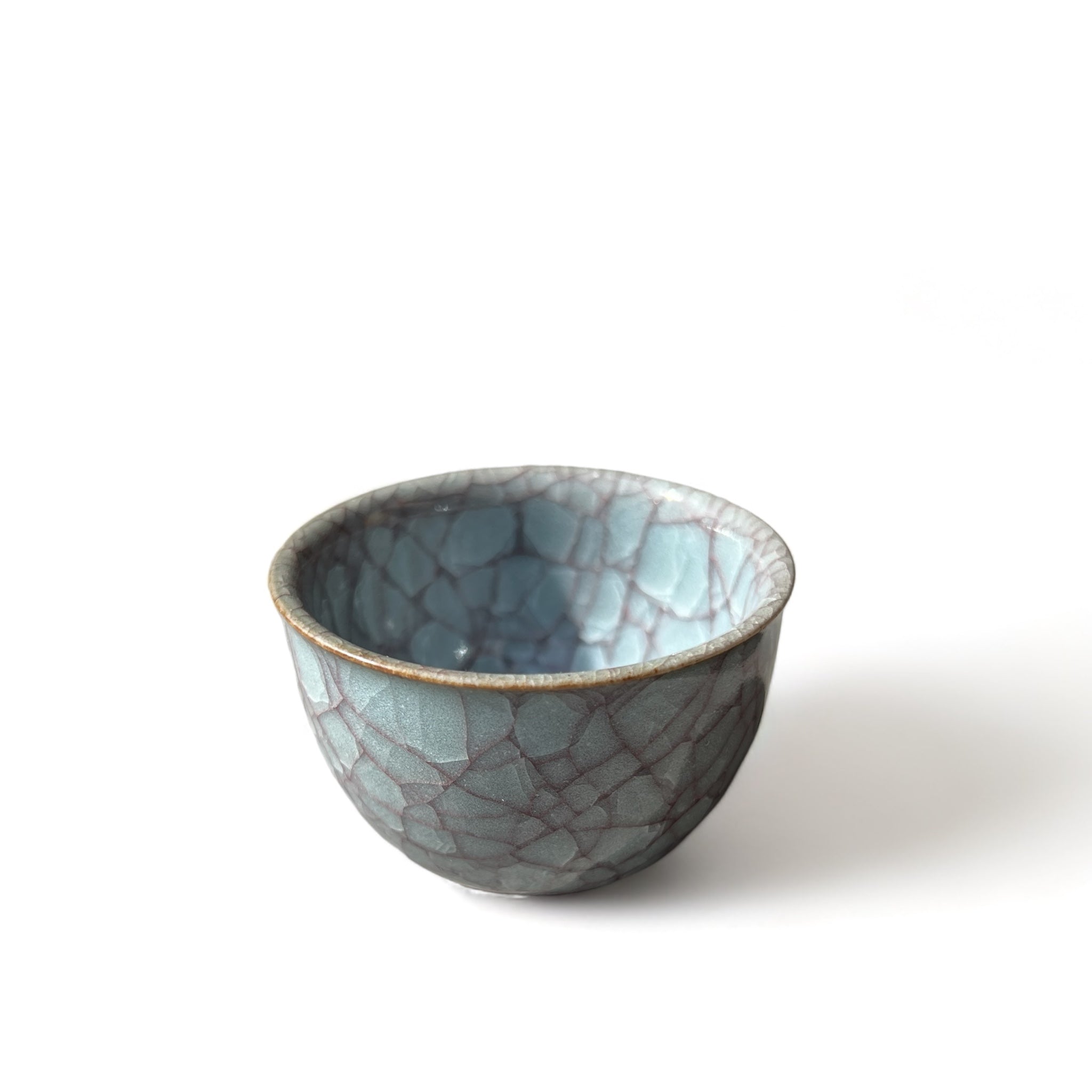 Japanese Handmade Kyoyaki Teacup - Ten No Kiretsu