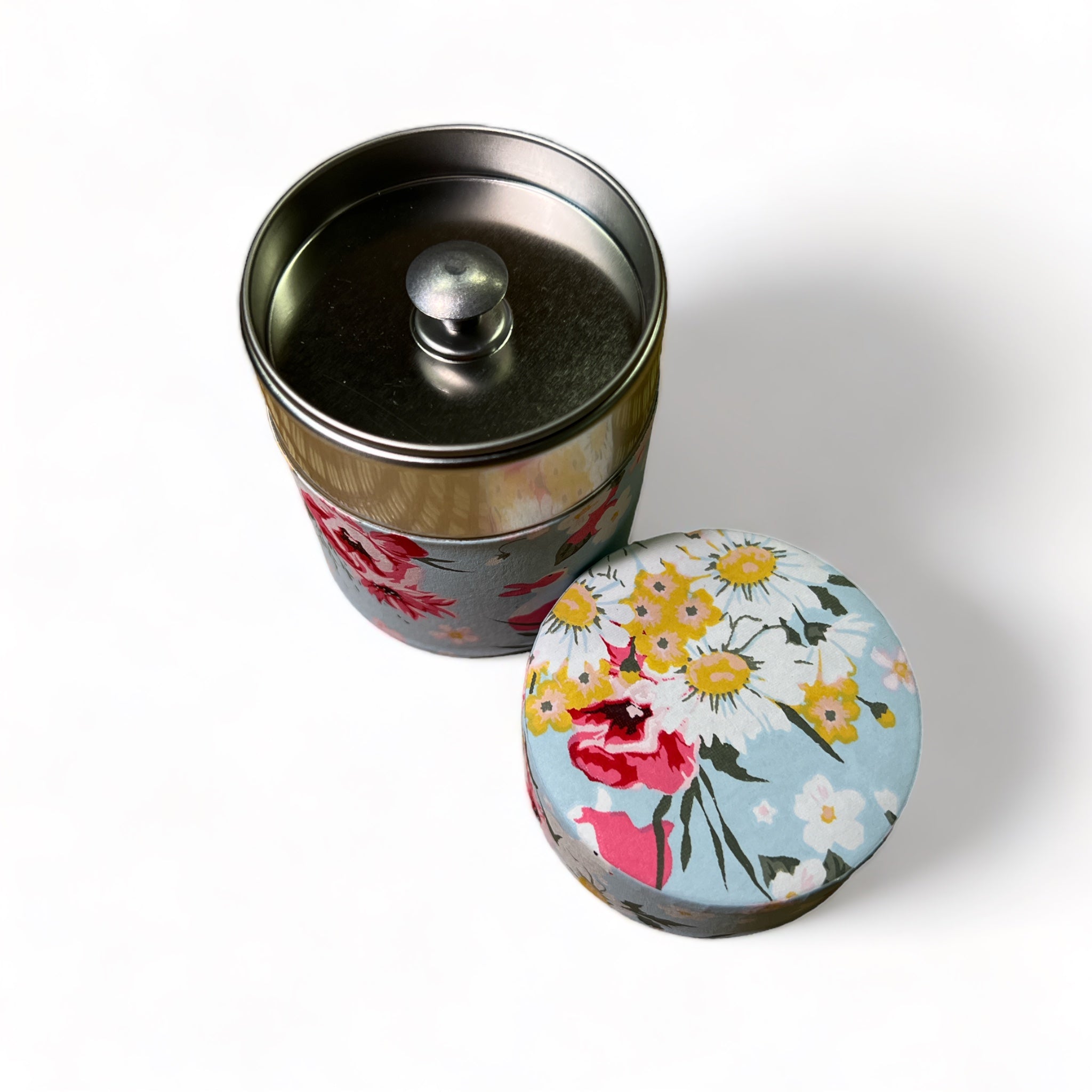 Japanese Chazutsu - Washi Tin Tea Canister Four Seasons