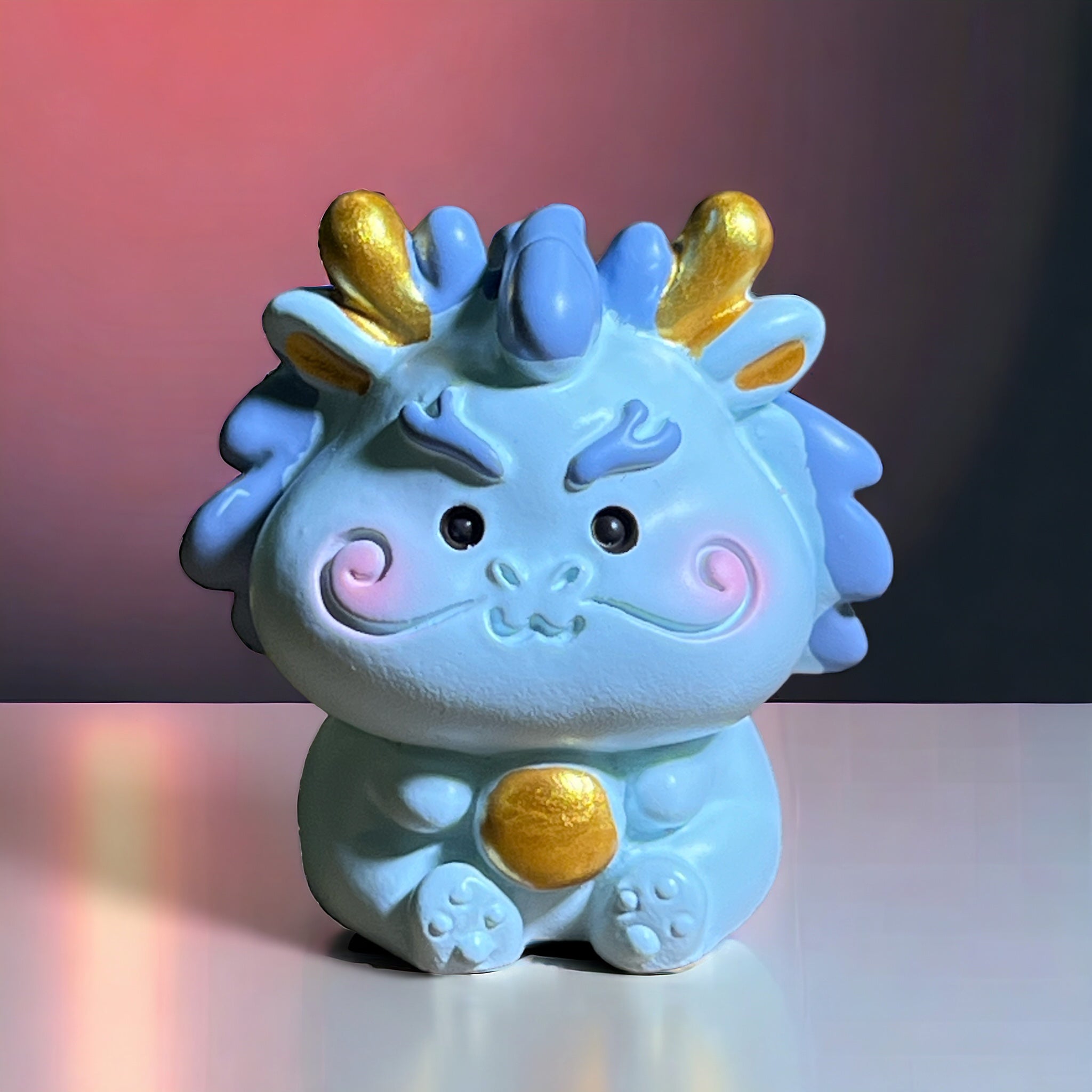 Clay Handmade Cute Dragon Year Tea Pet