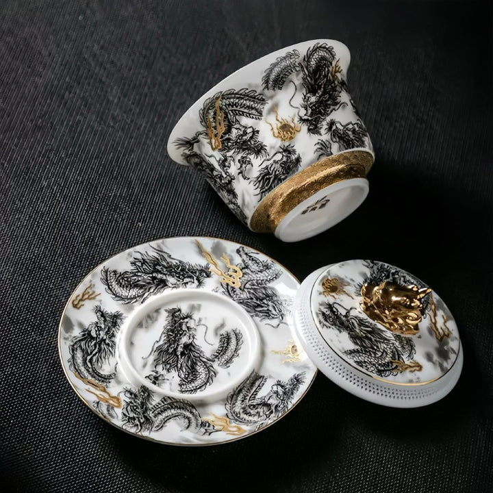 Imperial Dragon 360° Pour Gaiwan - Tea and Whisk