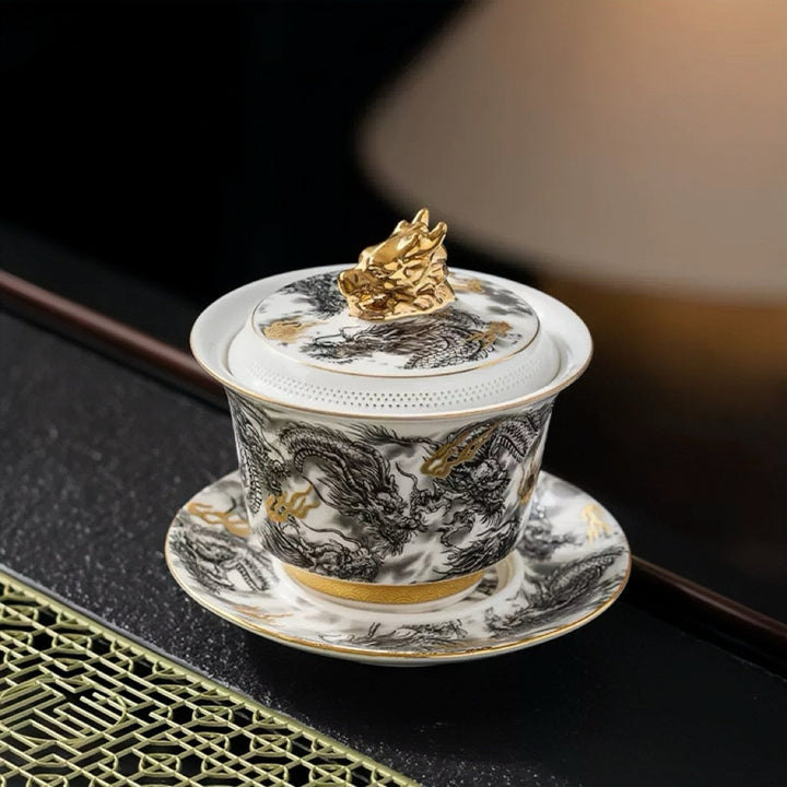 Imperial Dragon 360° Pour Gaiwan - Tea and Whisk