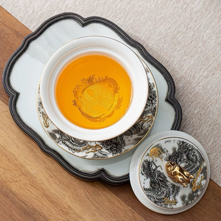 Imperial Dragon 360° Pour Gaiwan - Tea and Whisk