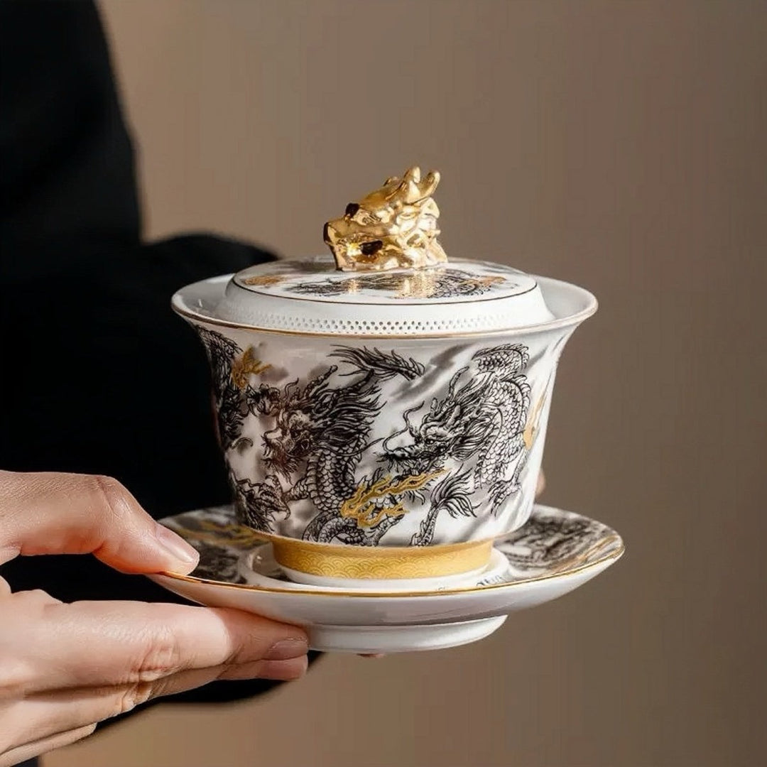 Imperial Dragon 360° Pour Gaiwan - Tea and Whisk