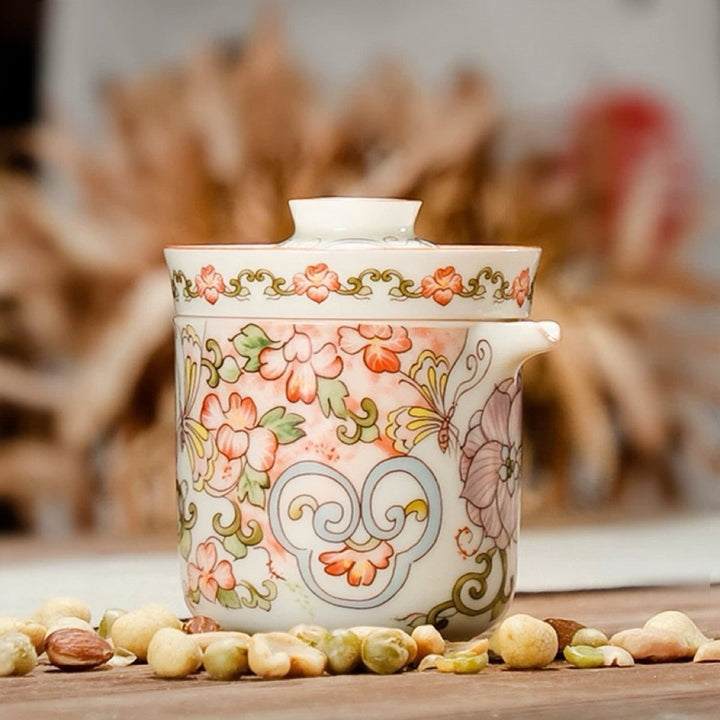 Imperial Peony Travel Tea Set - Tea and Whisk