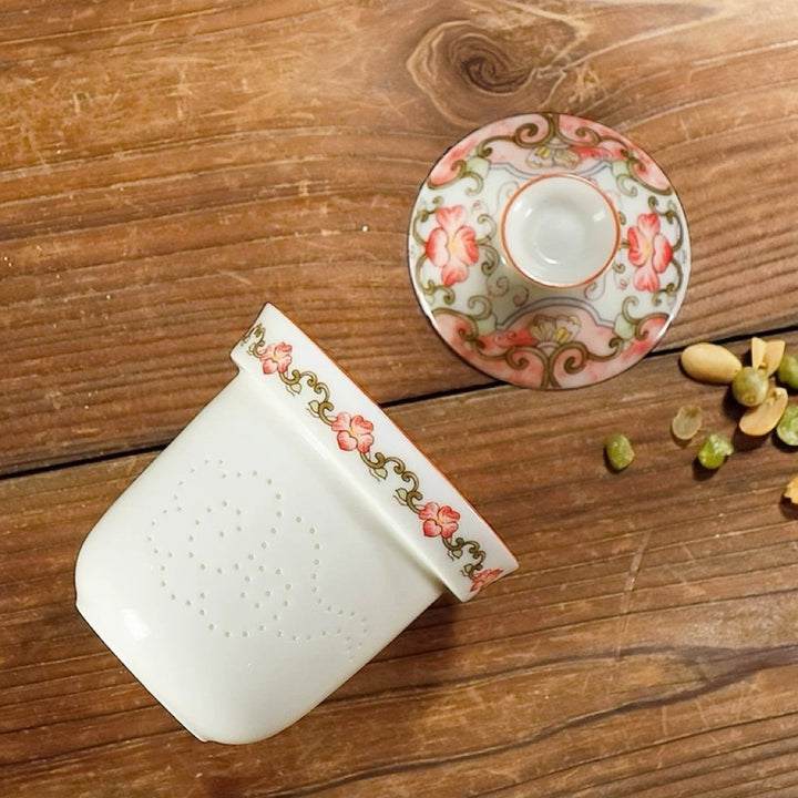 Imperial Peony Travel Tea Set - Tea and Whisk