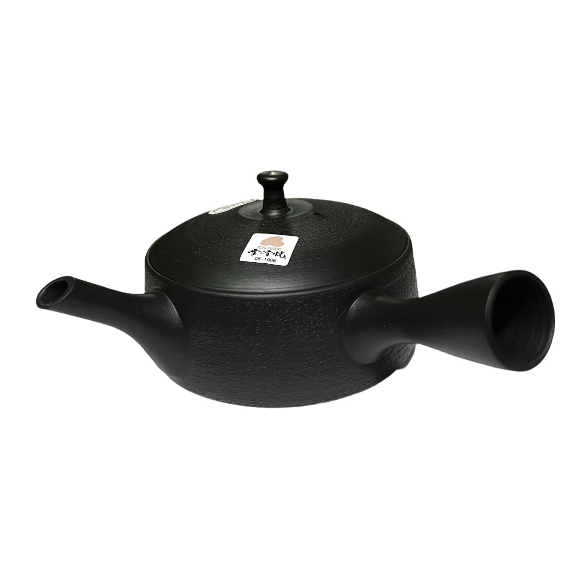 Japanese Handmade Kyusu Gyokuro Teapot - Black Knight - Tea and Whisk