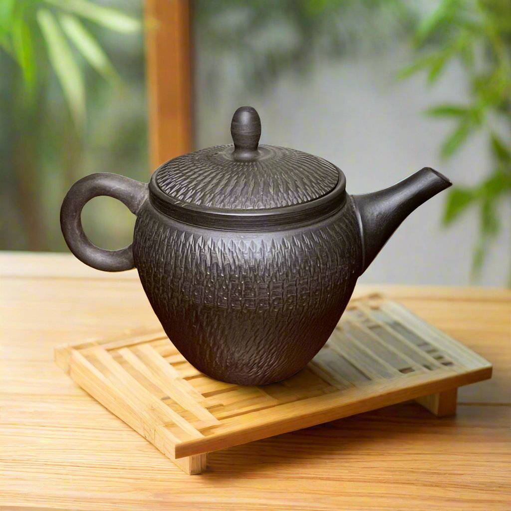 Japanese Handmade Kyusu Teapot - Chokoku - Tea and Whisk