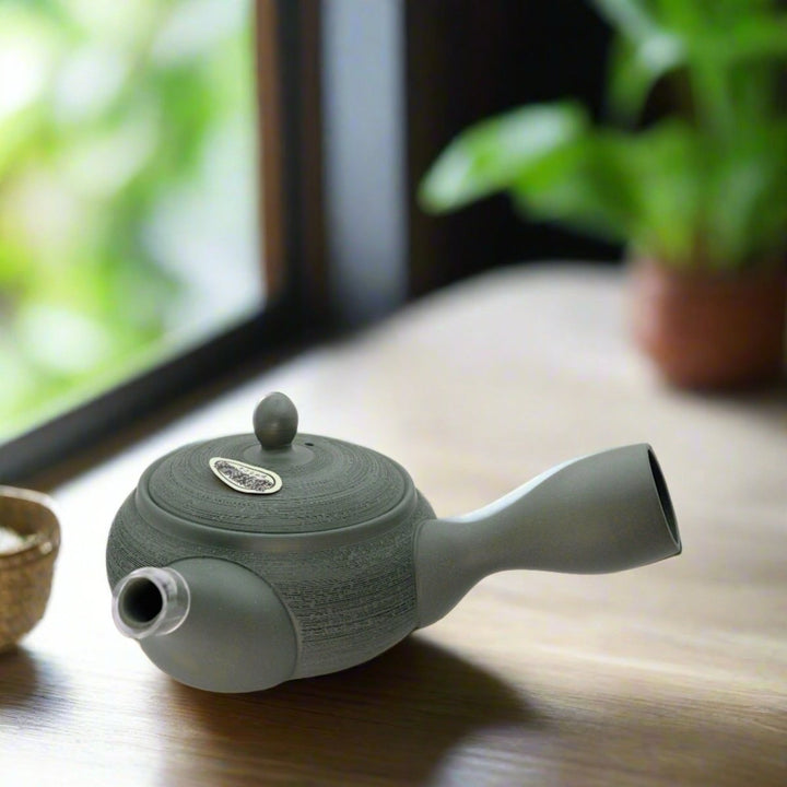 Japanese Handmade Kyusu Teapot - Kirisame - Tea and Whisk