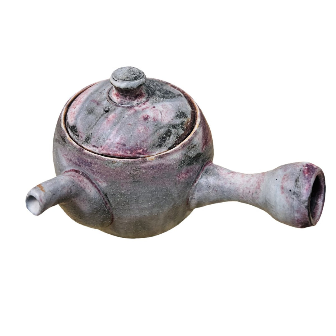 Japanese Handmade Kyusu Teapot - Lavender Garden - Tea and Whisk