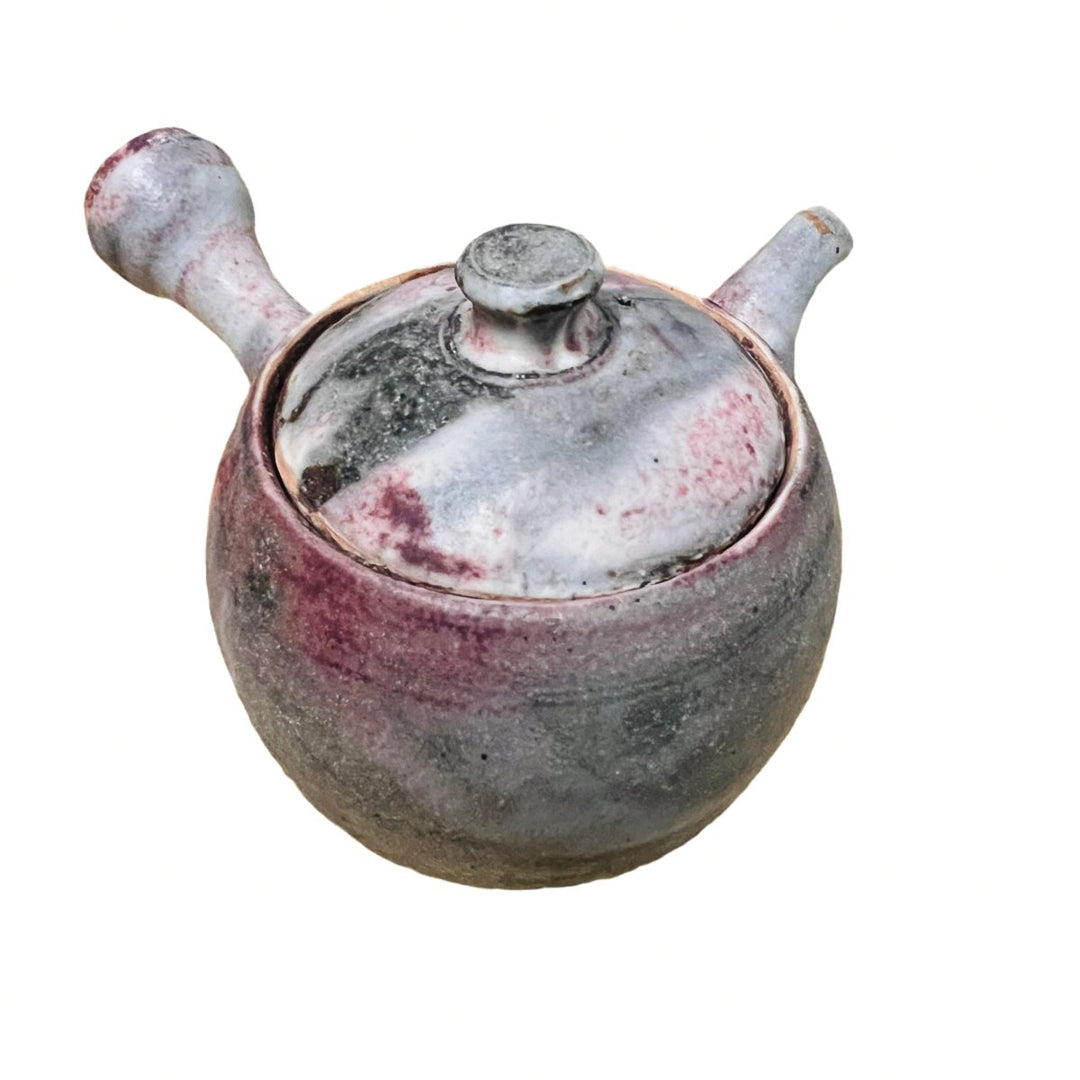 Japanese Handmade Kyusu Teapot - Lavender Garden - Tea and Whisk