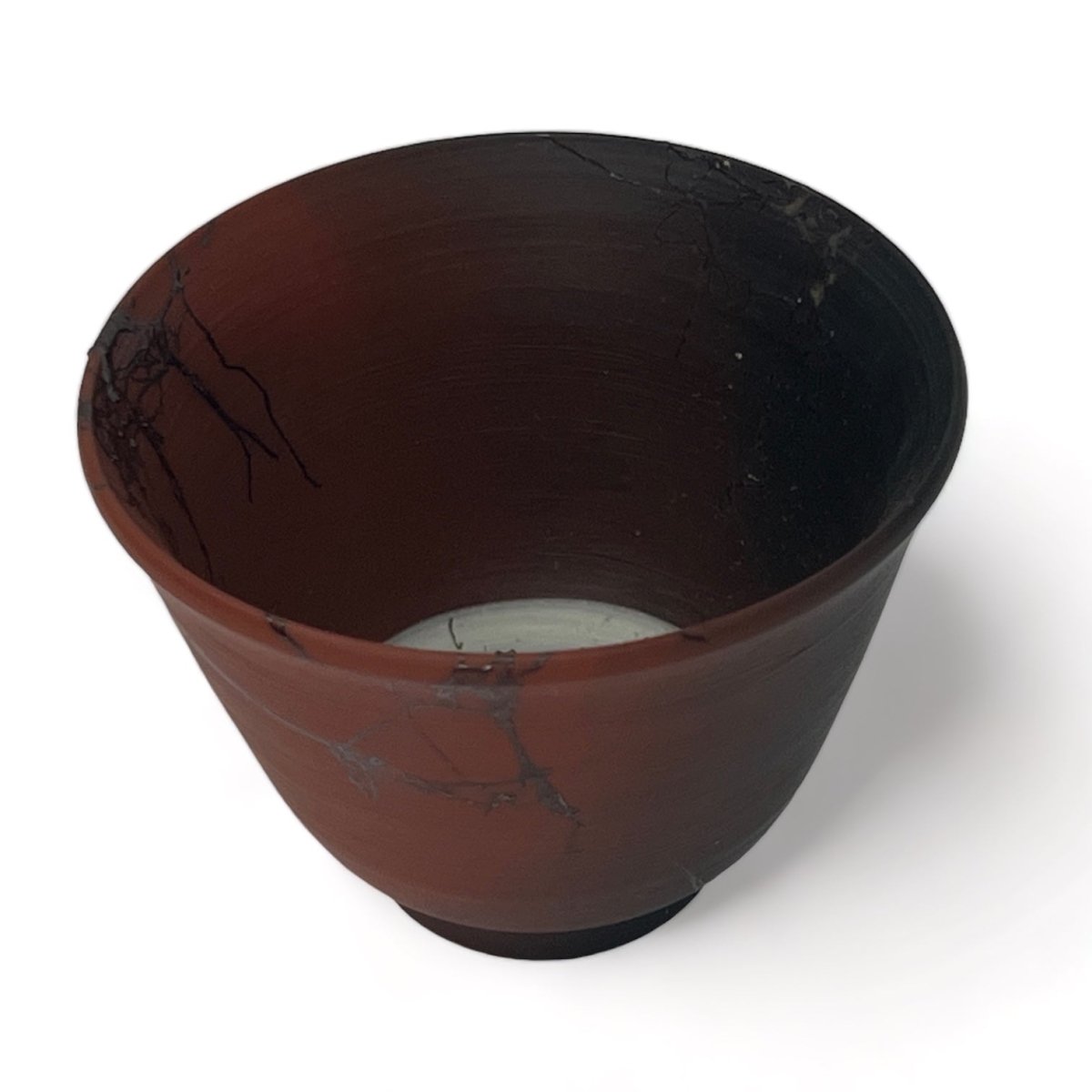 Japanese Handmade Tokoname Teacup - Akane Kaisen - Tea and Whisk