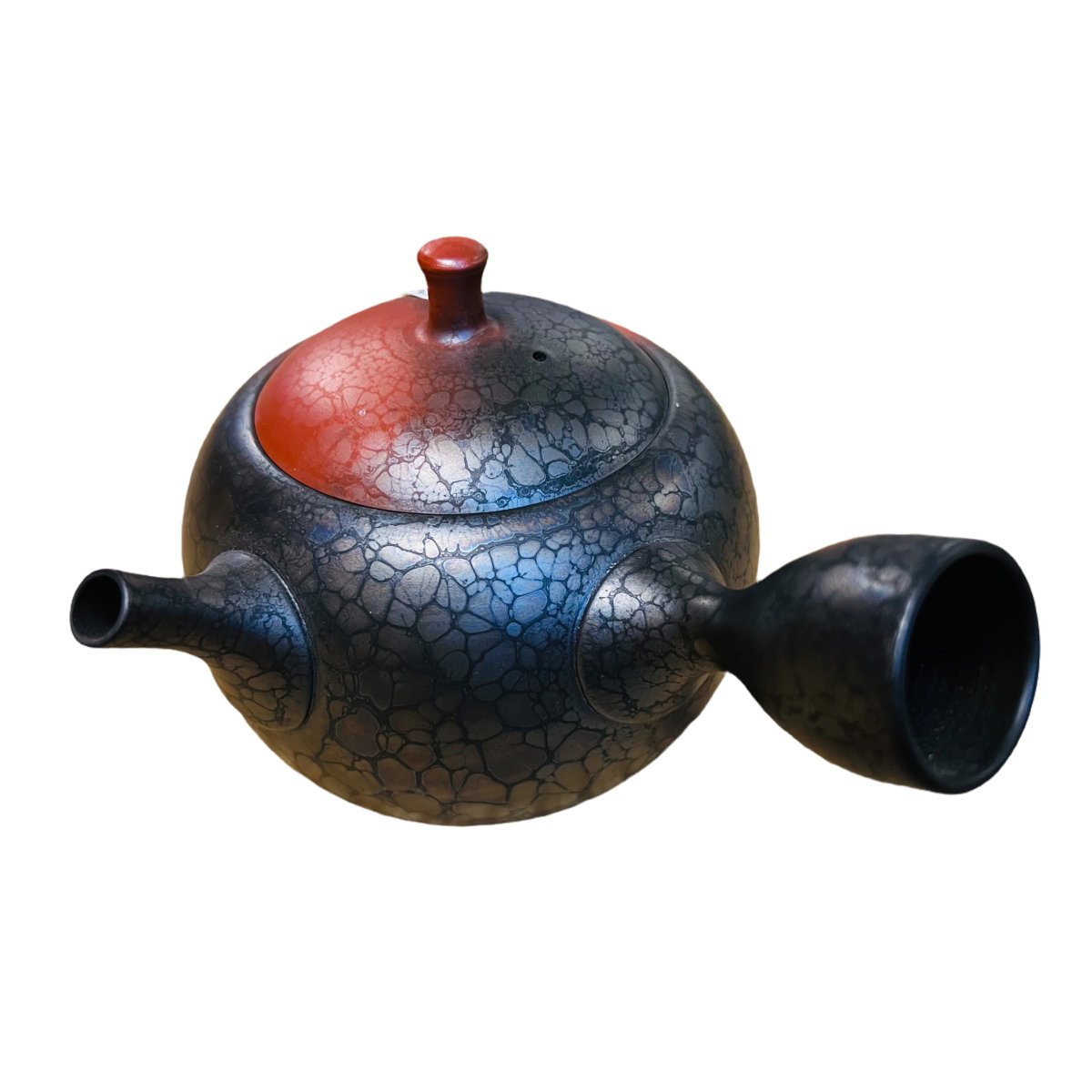 Japanese Shouryu Tenmoku Teapot - Nichibotsu - Tea and Whisk