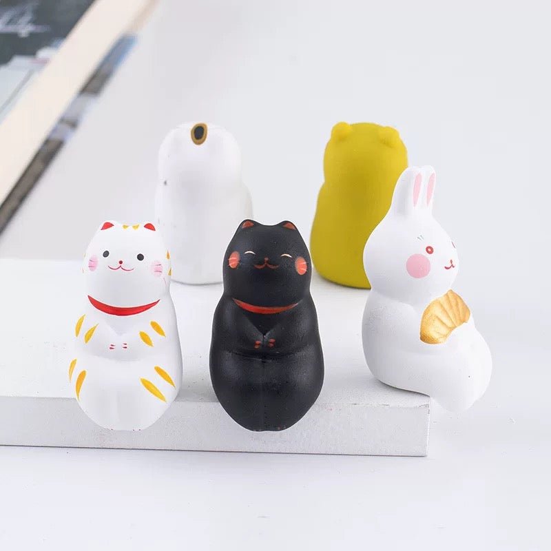 Japanese Style Clay Animal Tea pet - Tea and Whisk