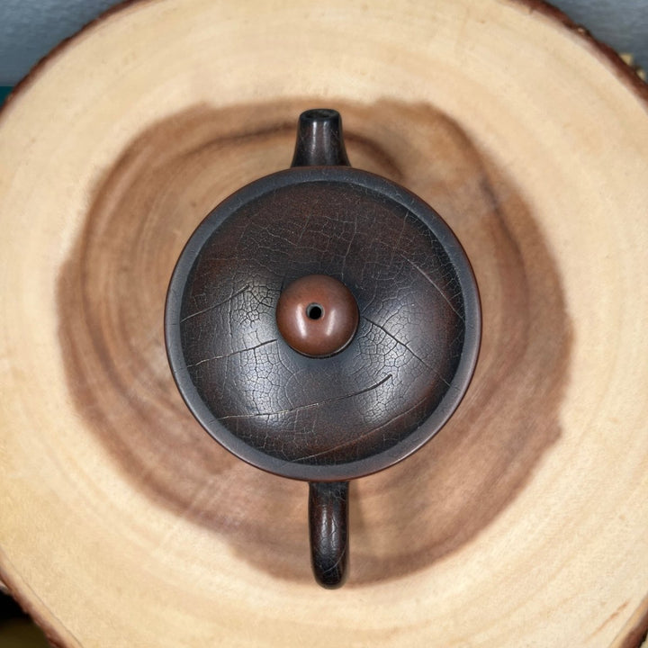 Jianshui “Full Moon” Wide-Mouth Handmade Small Solo Teapots Collection - Tea and Whisk
