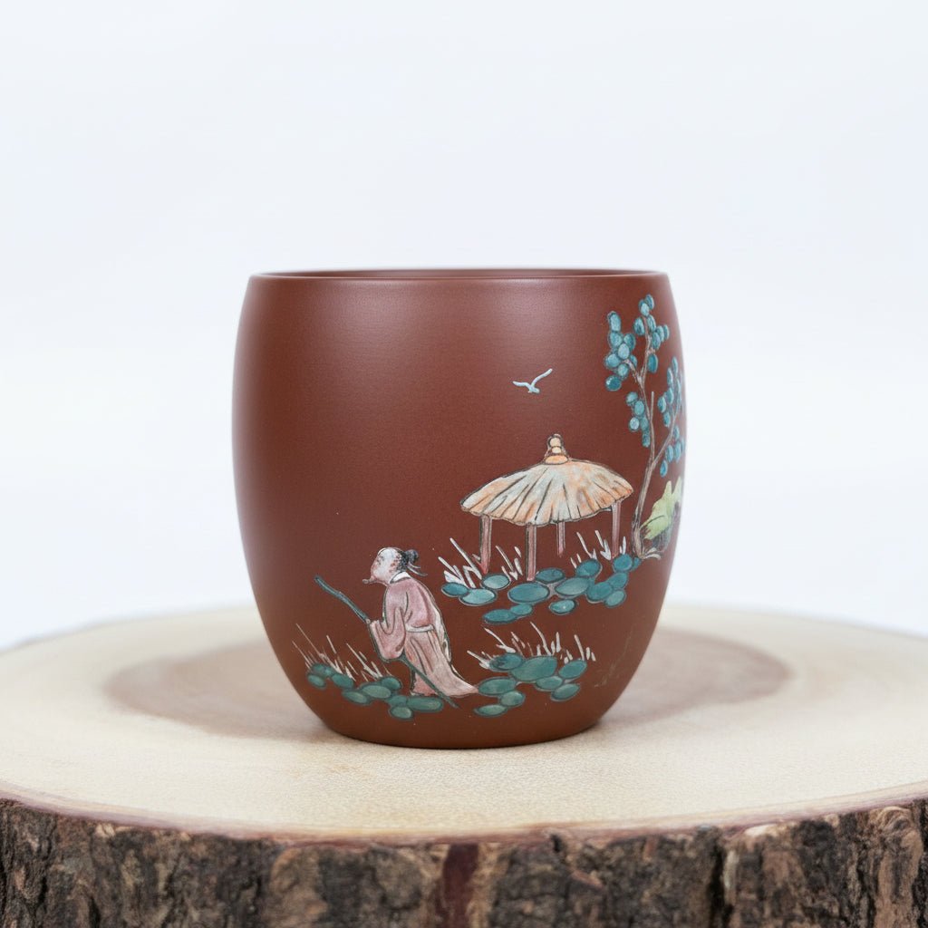 Jianshui Master Handmade Tea Cup Collection - Tea and Whisk