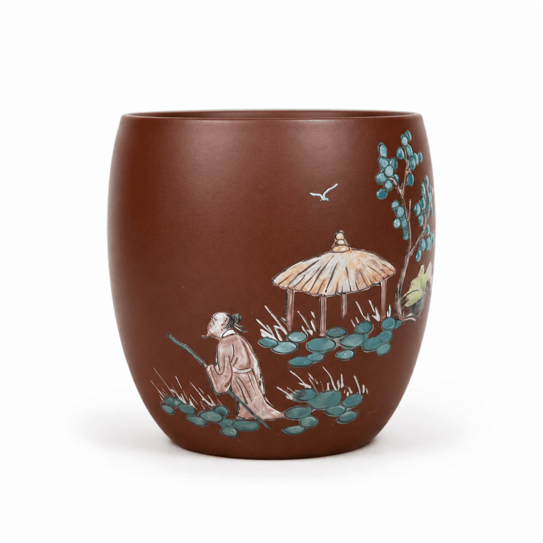 Jianshui Master Handmade Tea Cup Collection - Tea and Whisk