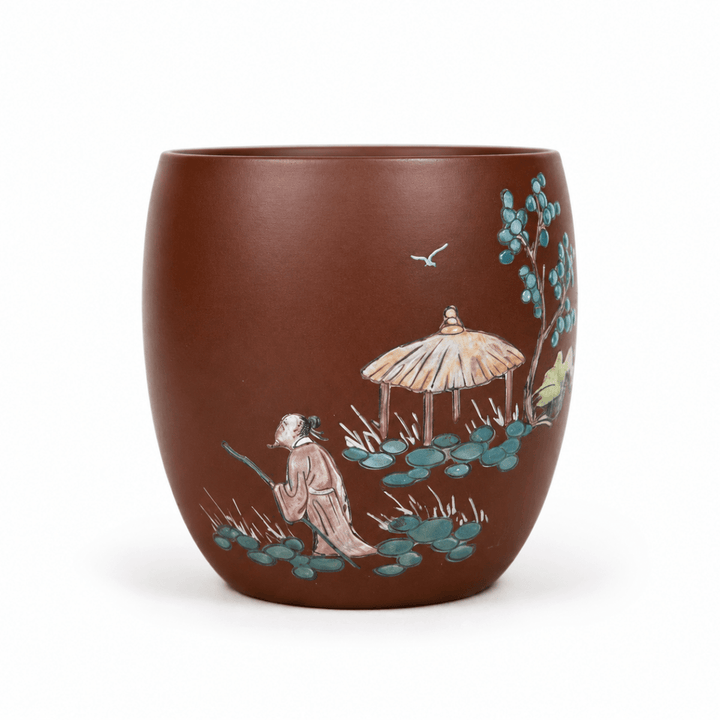 Jianshui Master Handmade Tea Cup Collection - Tea and Whisk