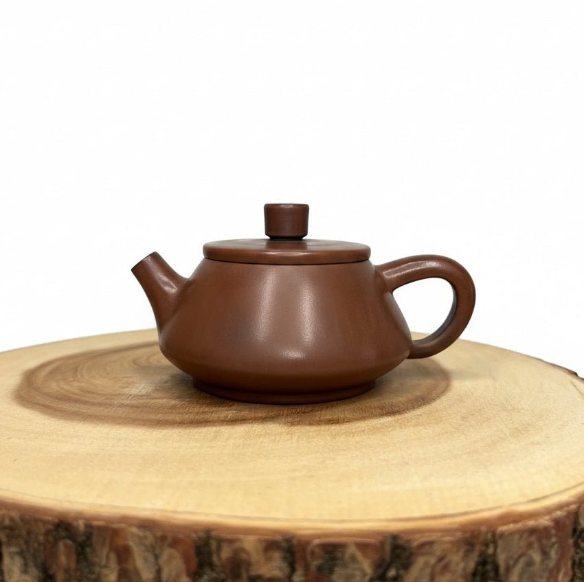 Jianshui “Stone Dipper” Handmade Small Solo Teapot - Tea and Whisk