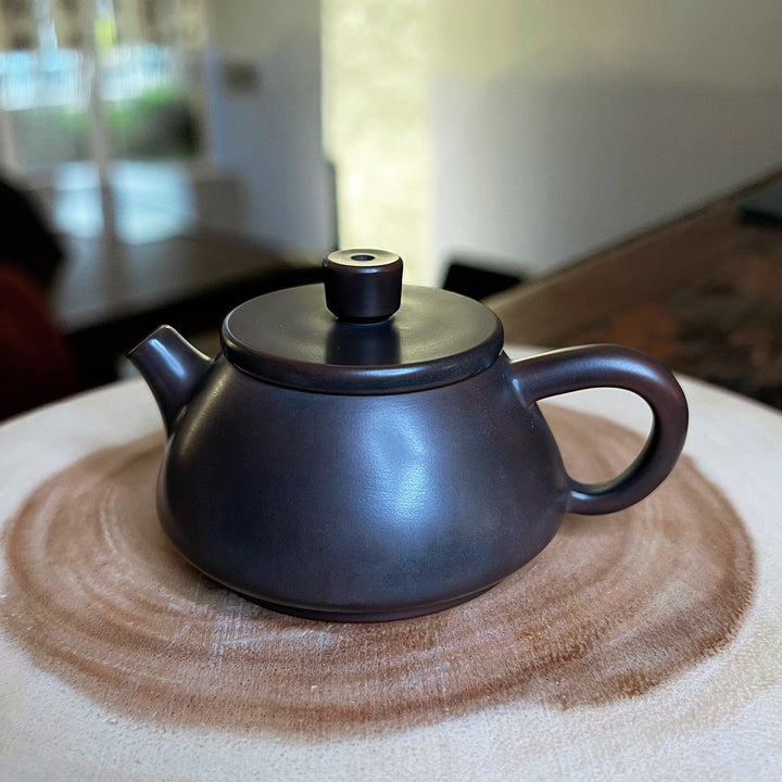 Jianshui “Stone Dipper” Handmade Small Solo Teapot - Tea and Whisk