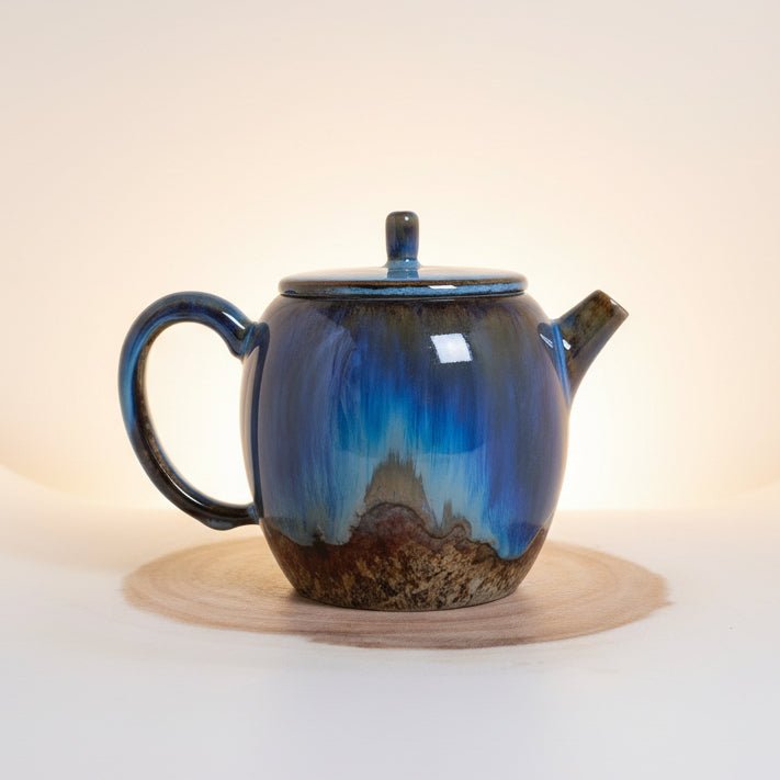Jianshui Wood-Fired Kiln-Changed Glazed Teapot Collection - Tea and Whisk