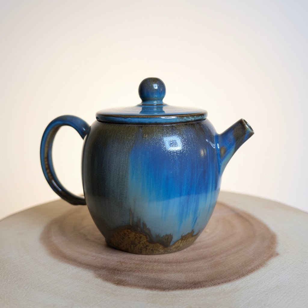 Jianshui Wood-Fired Kiln-Changed Glazed Teapot Collection - Tea and Whisk