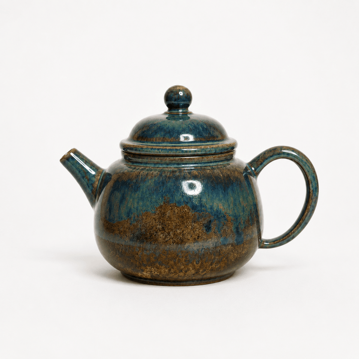 Jianshui Wood-Fired Kiln-Changed Glazed Teapot Collection - Tea and Whisk