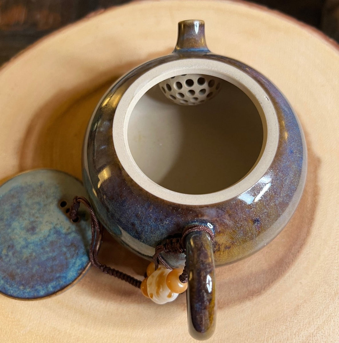 Jianshui Wood-Fired Kiln-Changed Glazed Teapot Collection - Tea and Whisk
