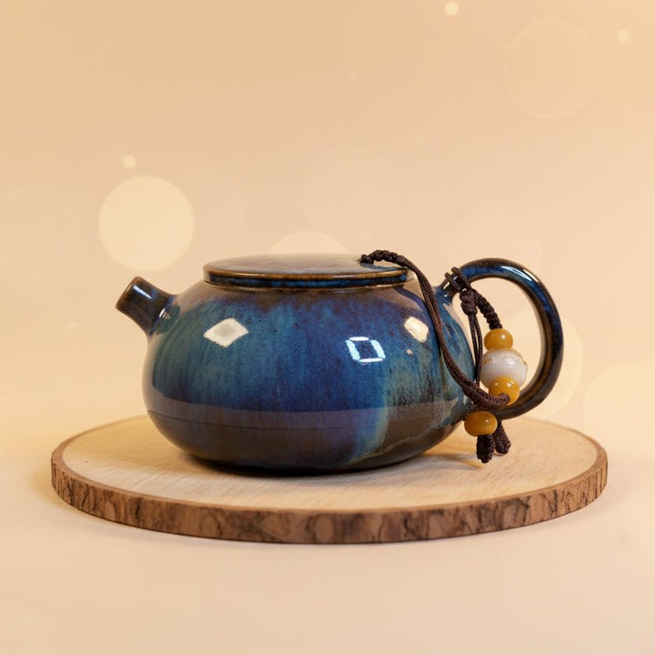 Jianshui Wood-Fired Kiln-Changed Glazed Teapot Collection - Tea and Whisk