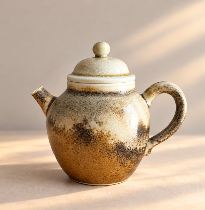 Jingdezhen Ash-Glaze Teapots Collection - Tea and Whisk