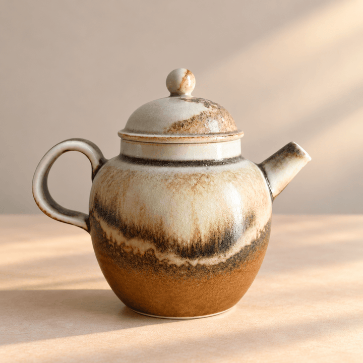 Jingdezhen Ash-Glaze Teapots Collection - Tea and Whisk