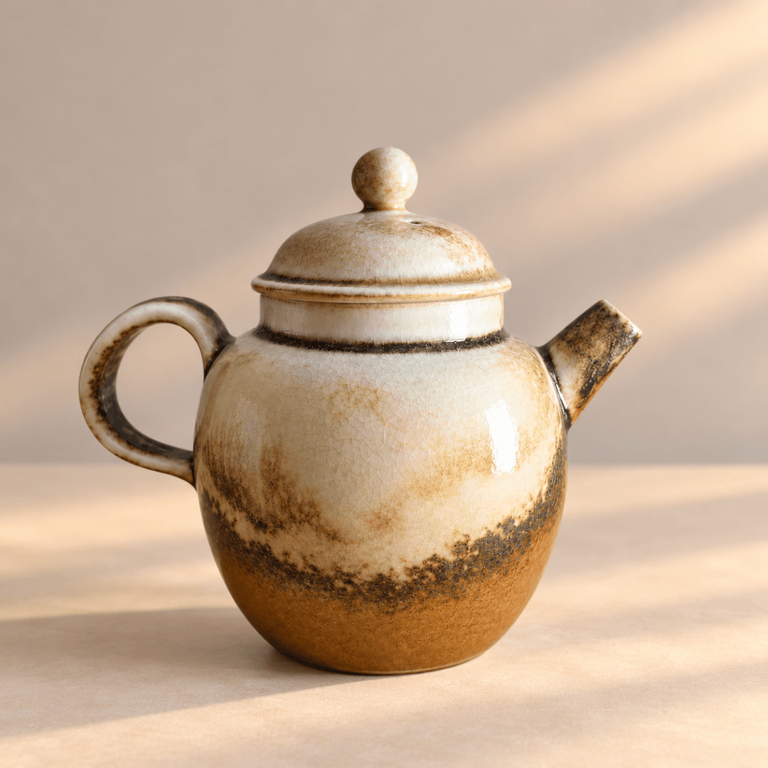 Jingdezhen Ash-Glaze Teapots Collection - Tea and Whisk