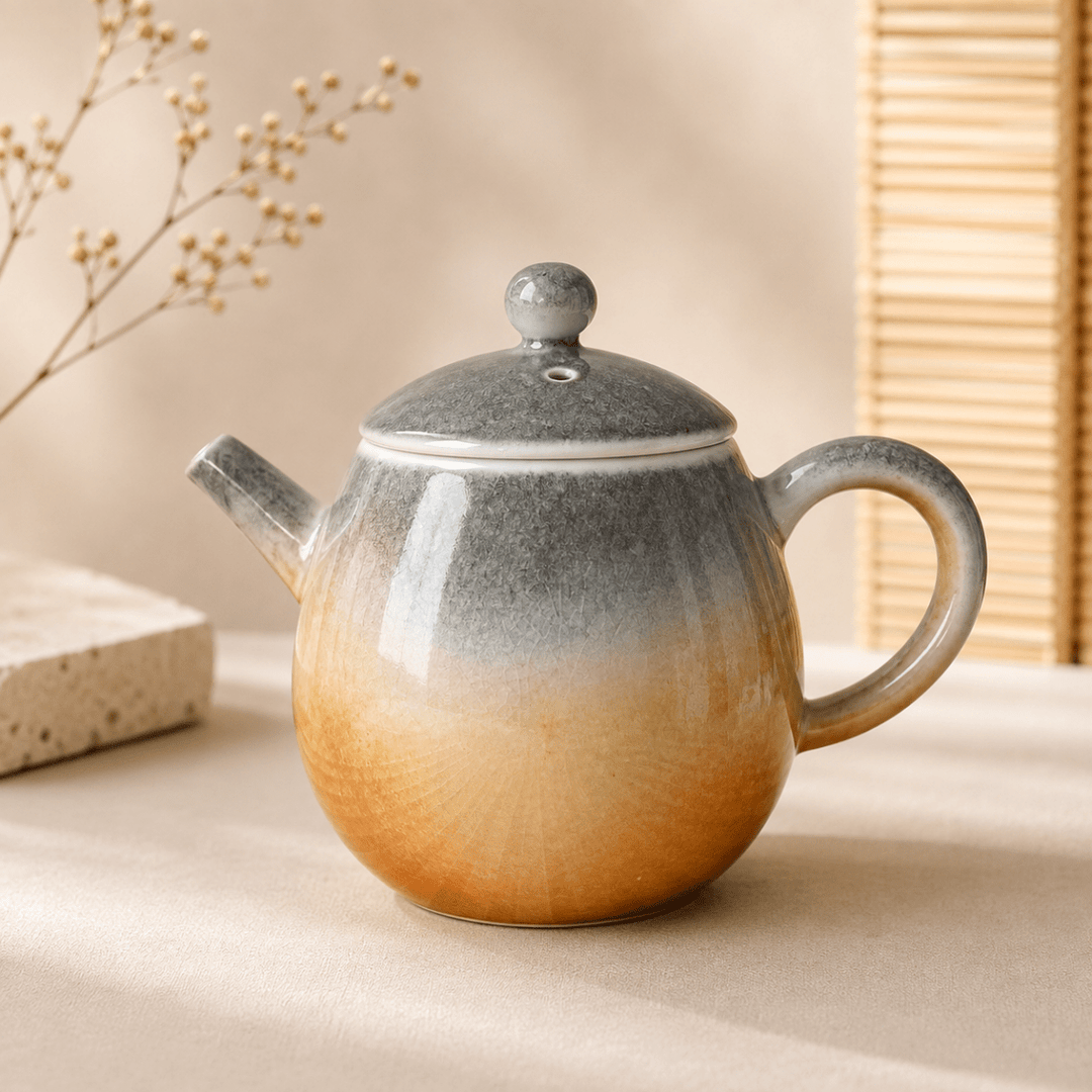 Jingdezhen Ash-Glaze Teapots Collection - Tea and Whisk
