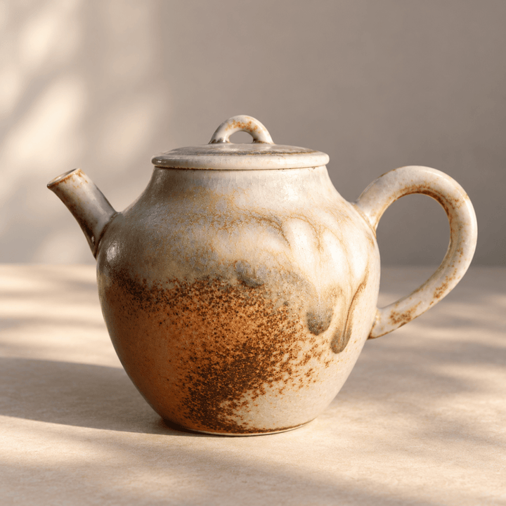 Jingdezhen Ash-Glaze Teapots Collection - Tea and Whisk
