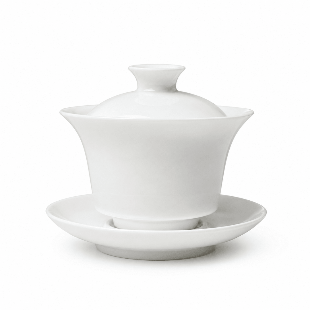 Jingdezhen Authentic “Lotus Bell” White Jade Gaiwan - Tea and Whisk