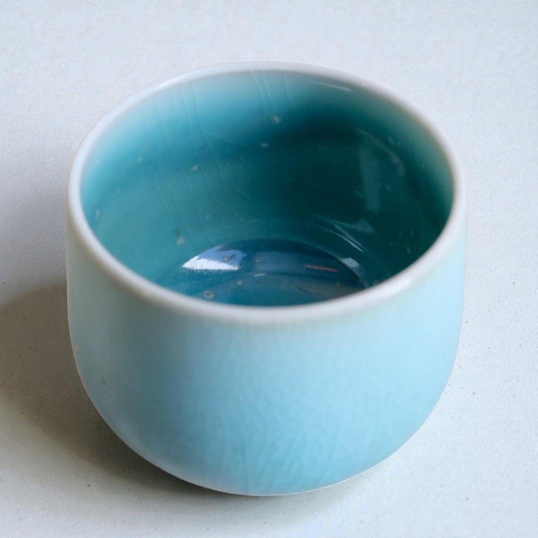 Jingdezhen "Azure Veil" Gaiwan And Teacups - Tea and Whisk