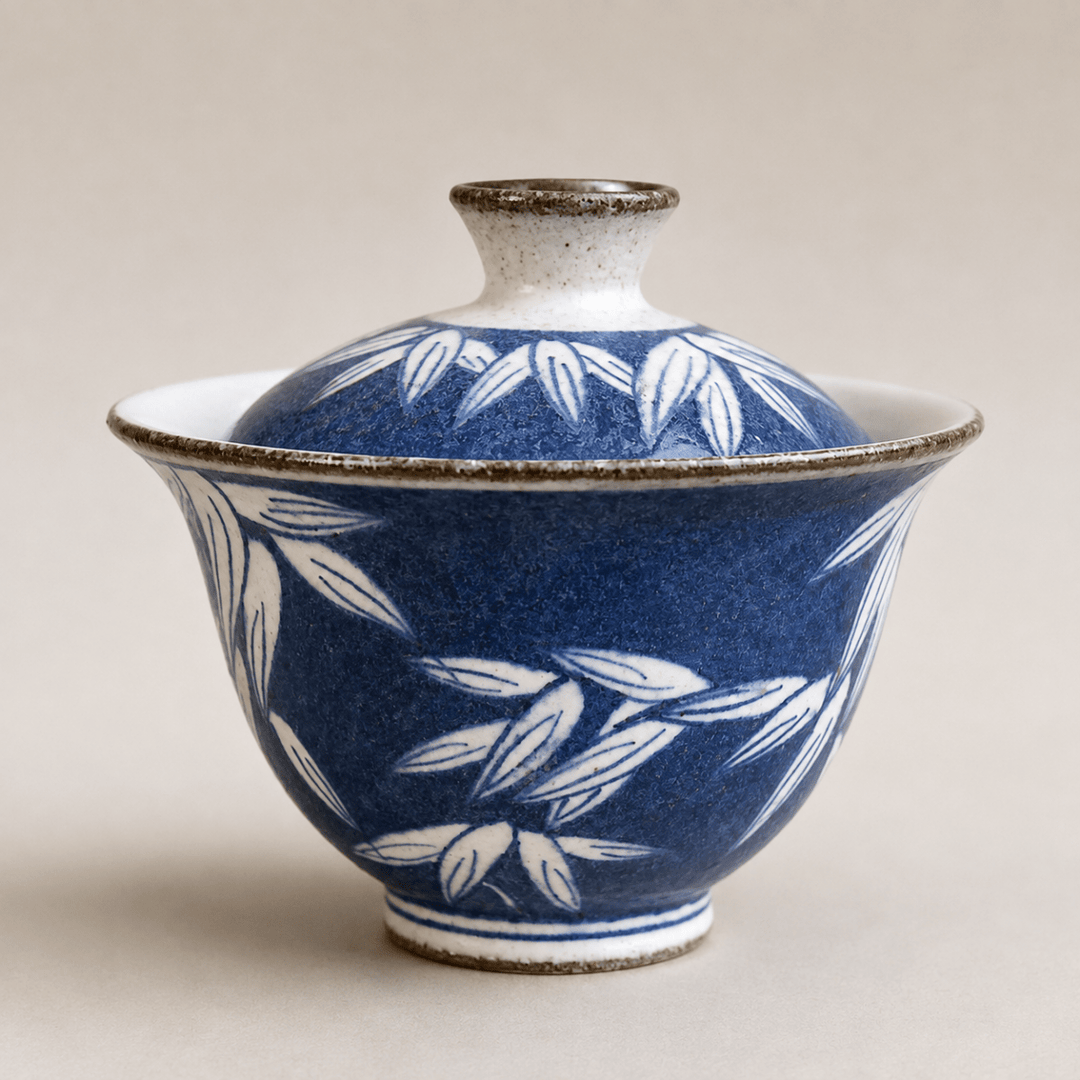 Jingdezhen "Bamboo Forest" Qinghua Collection - Tea and Whisk