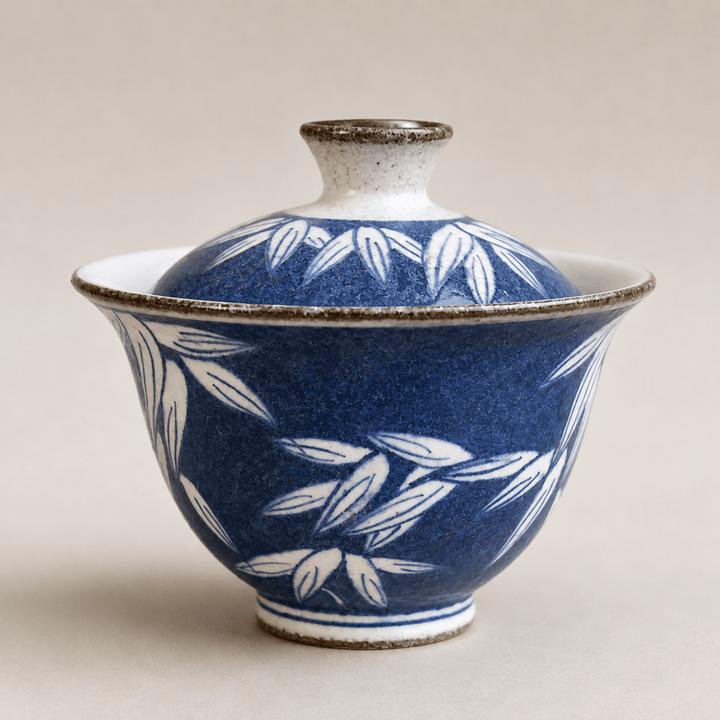 Jingdezhen "Bamboo Forest" Qinghua Collection - Tea and Whisk