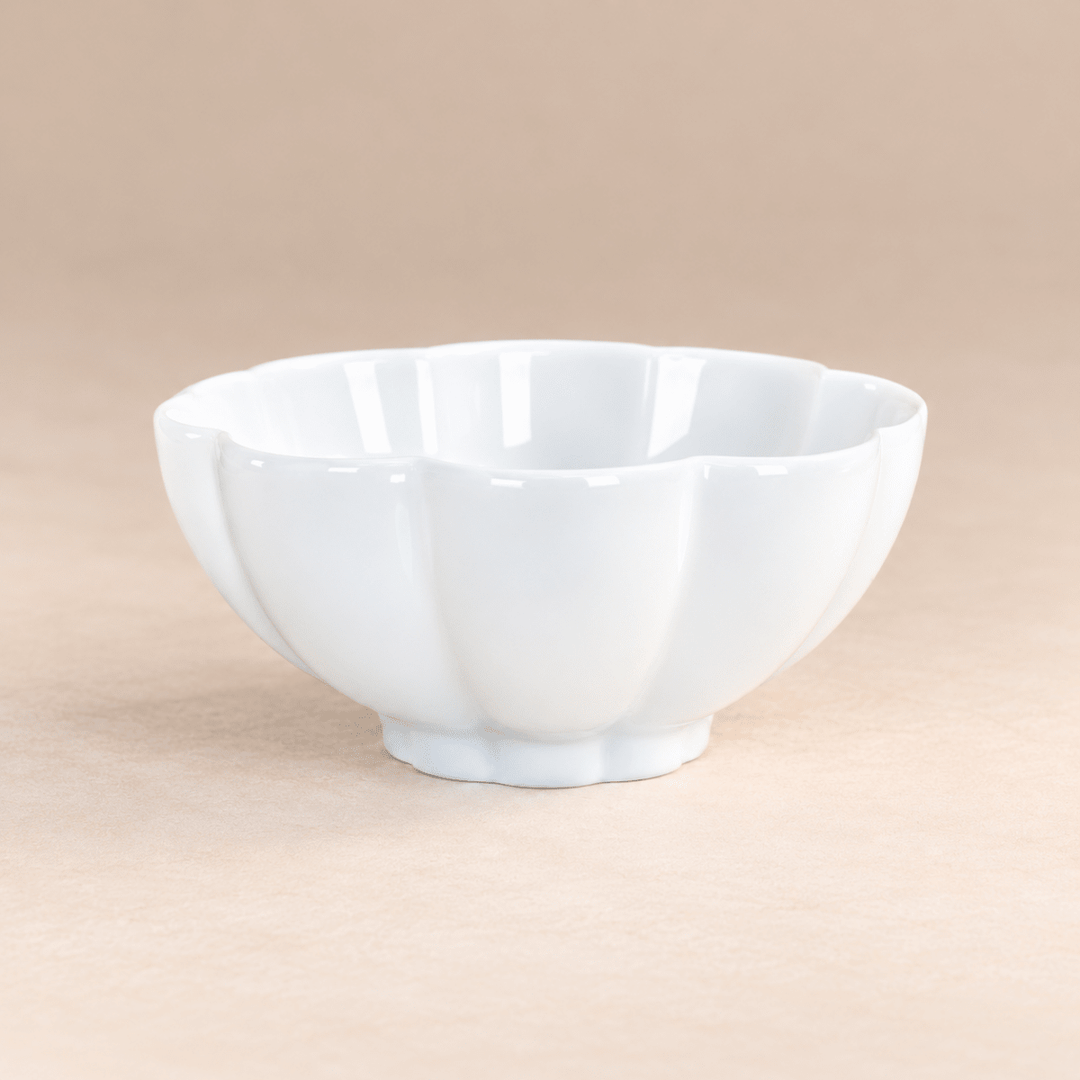 Jingdezhen "Begonia Boat" White Jade Teacup 40ml - Tea and Whisk