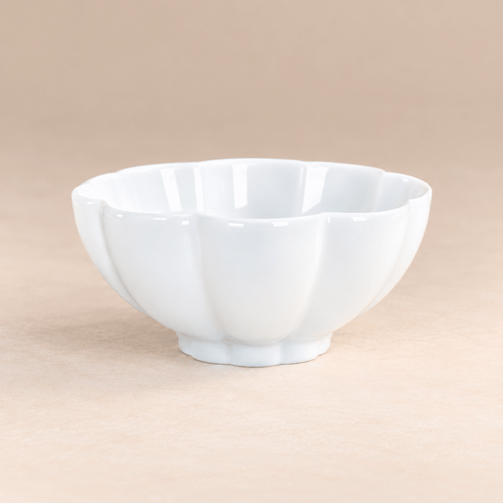 Jingdezhen "Begonia Boat" White Jade Teacup 40ml - Tea and Whisk